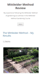 Mobile Screenshot of mittleidermethodreview.com
